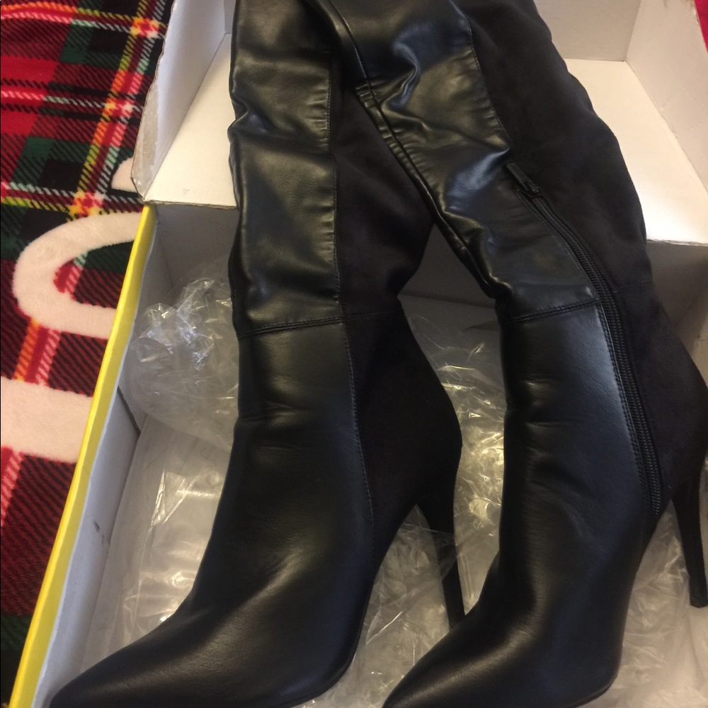 Black boots